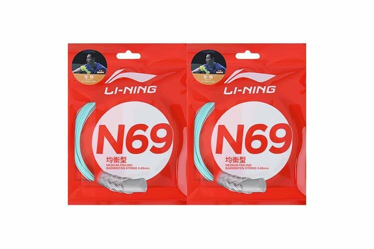 Струны для бадминтона унисекс Li-Ning N69, 2 шт.