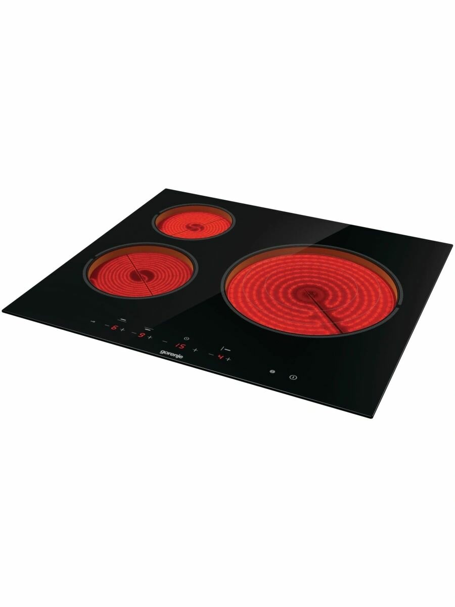 Варочная поверхность электрическая Gorenje ECT632BSCE черный — фото 1