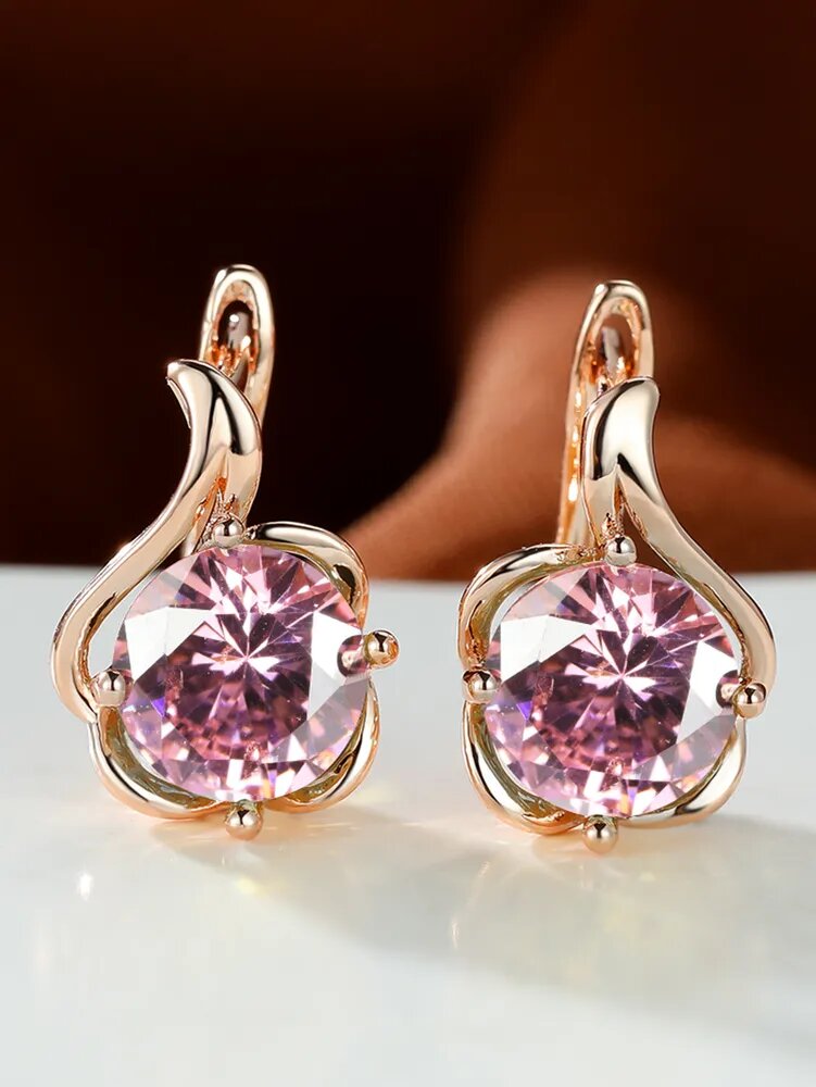 Серьги, фианит