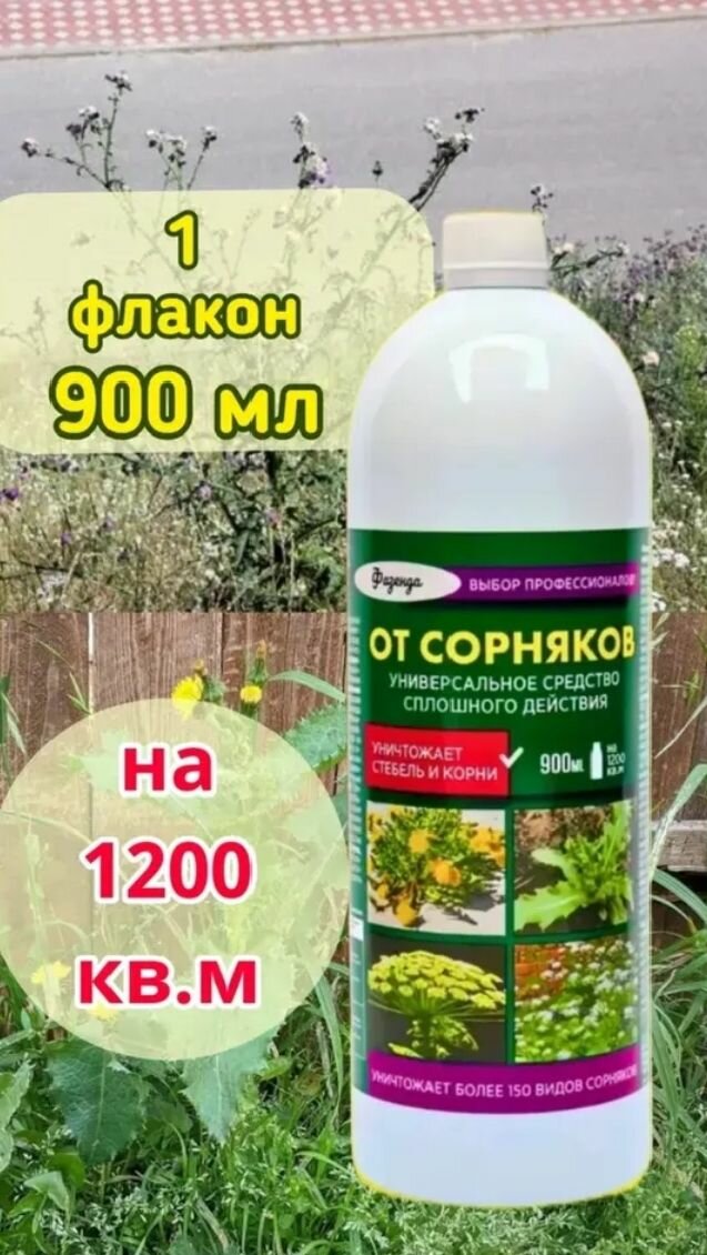 Средство от сорняков и травы Пестицид Граунд ВР — фото 1
