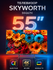 Телевизор Skyworth 55" 55Q67H, QLED+, 4K Ultra HD, Google TV, черный