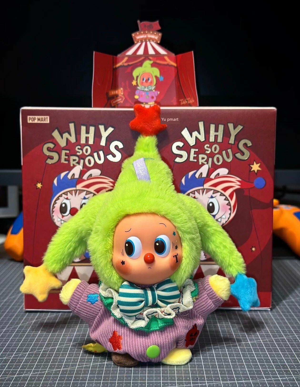 Фигурка-ключик серии WHY SO SERIOUS с малым скрытым вариантом Bubble Gum Clown для Хэллоуина, мягкая резиновая