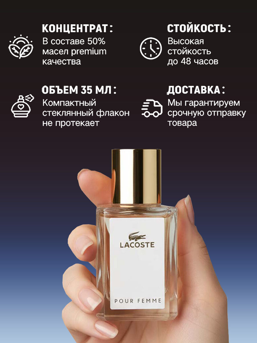Духи Турецкий Стойкий парфюм POUR FEMME_x22 35.1 мл