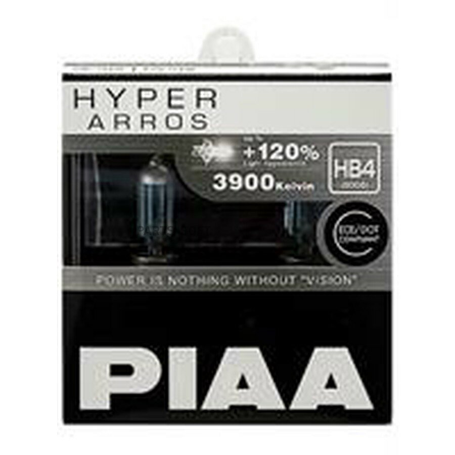 Лампы галогенные к-т HB4 12V 51W PIAA 3900K +120% от официального дистрибьютора, PIAA, артикул HE910HB4