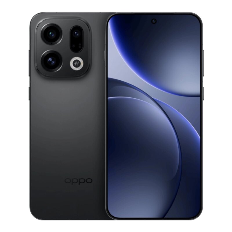 Смартфон OPPO Find X9 16 ГБ/512 ГБ черный, 5G, экран 6.59" AMOLED 120 Гц, аккумулятор 7025 мА·ч, зарядка 80 Вт