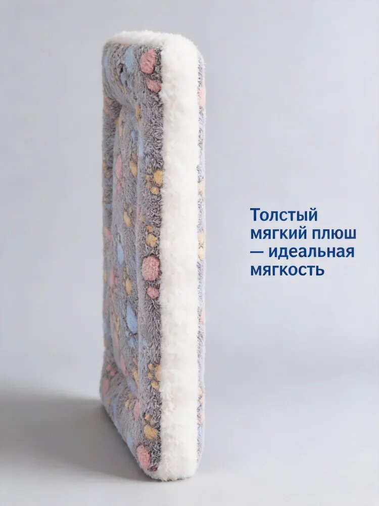 Мягкий и удобный матрас для собак Матрас для животных, 60x40 см, Multicolour, из Китая, подходит для всех пород, гарантия 30 месяцев — фото 1