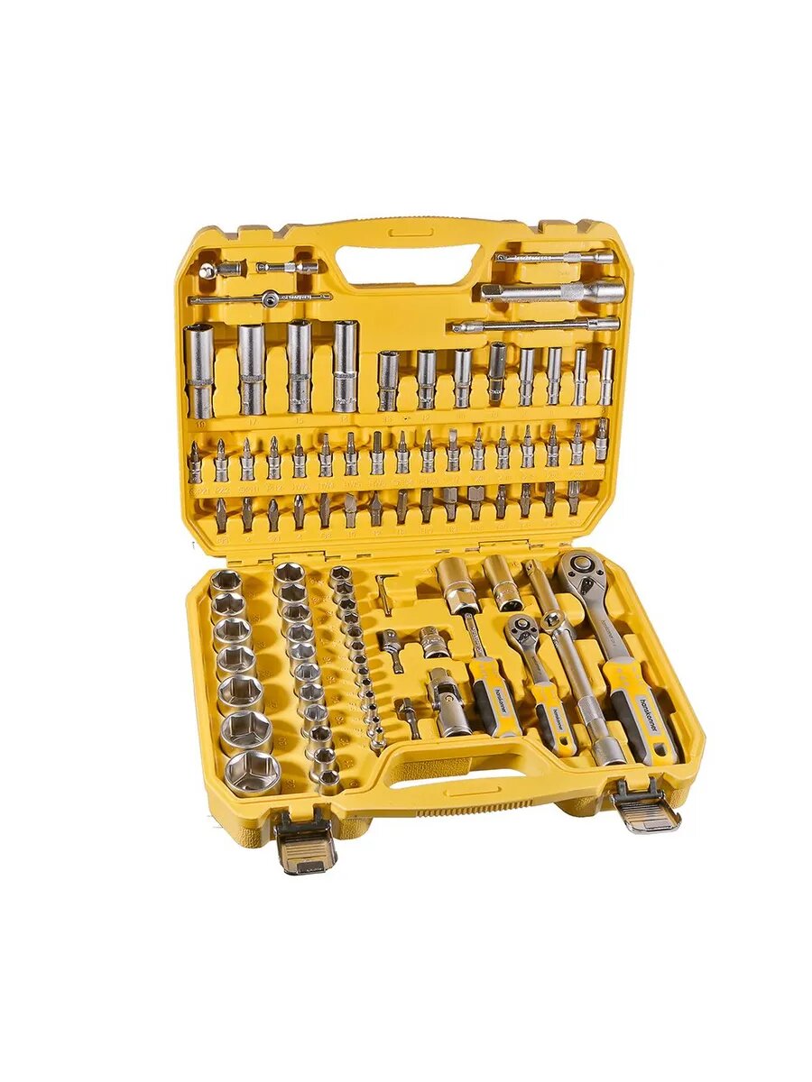 Набор головок и бит 1/4" и 1/2" 94 предмета Hanskonner HK104