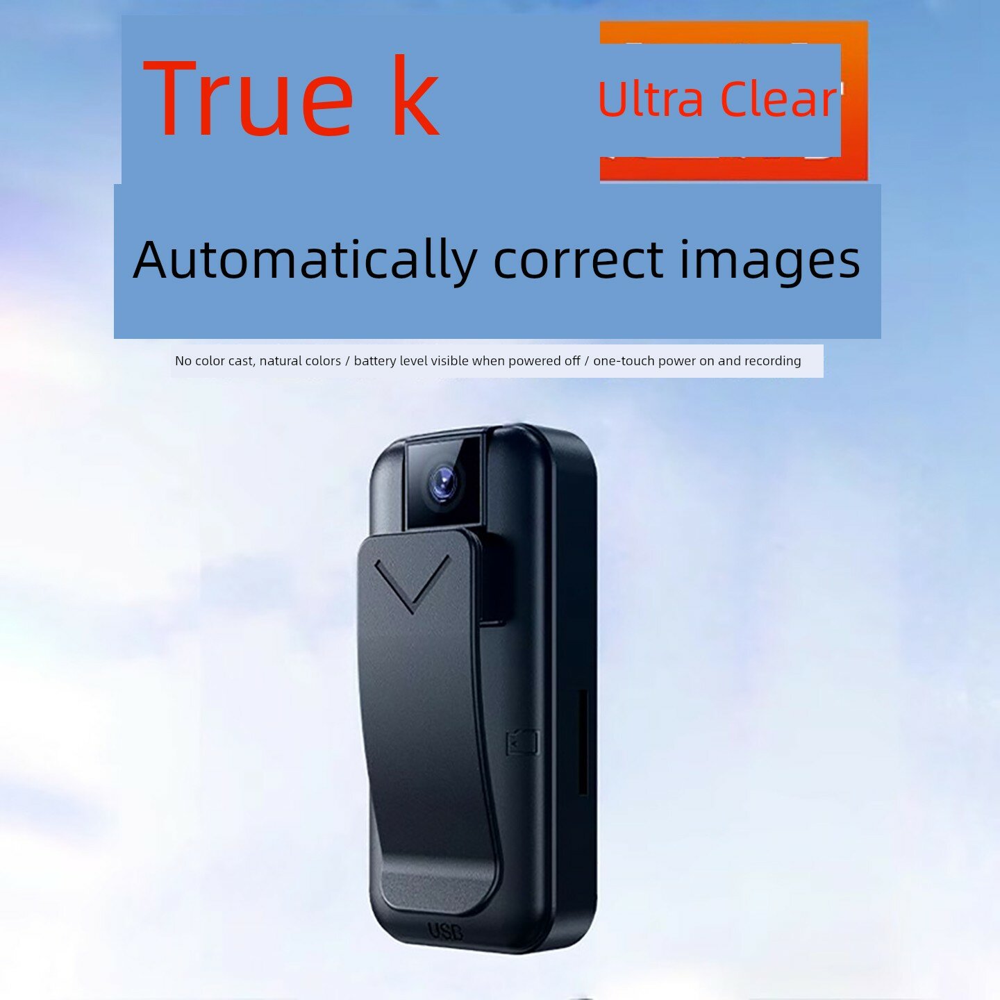 4K HD Action Camera стандартная модель без встроенной памяти, компактный девайс для съемки