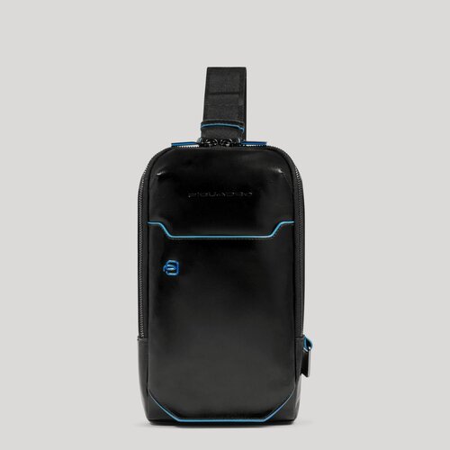 Изображение товара Рюкзак слинг мужской Piquadro Blue Square CA6898B2/N черный кожа