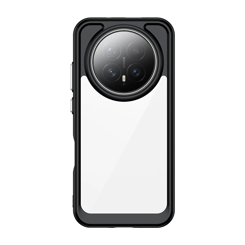 Черный чехол Honor Magic8 Pro с акриловой пластиной