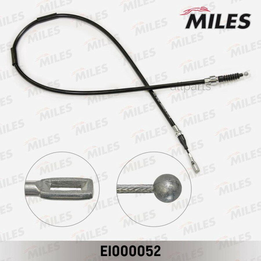 MILES EI000052 Трос стояночного тормоза FORD GALAXY/VW SHARAN 95-