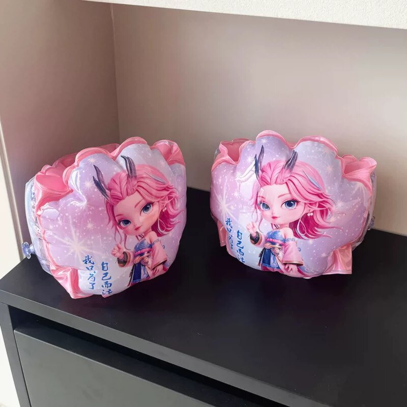 Нарукавники для плавания Kuromi, водные нарукавники Frozen, комплект из трех плавательных нарукавников, детский