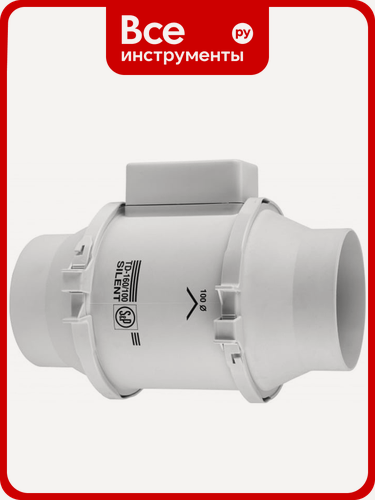 Изображение товара Вытяжной канальный вентилятор Soler&Palau TD160/100 N SILENT 03-0101-203, пластик