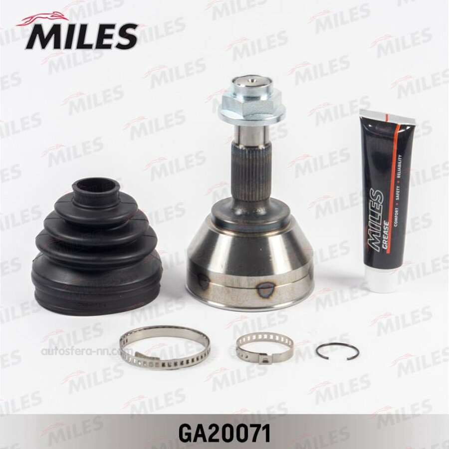 MILES GA20071 ШРУС наружный CITROEN JUMPER/FIAT DUCATO/PEUGEOT BOXER 1.9D-2.8TD 94-02 GA20071