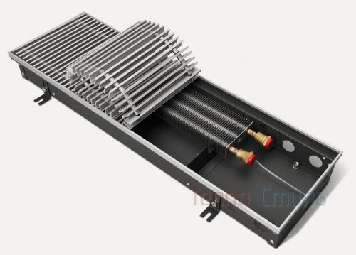 Изображение товара Внутрипольный конвектор Techno Usual KVZ 250-85-2800/C с решёткой цвет серебро