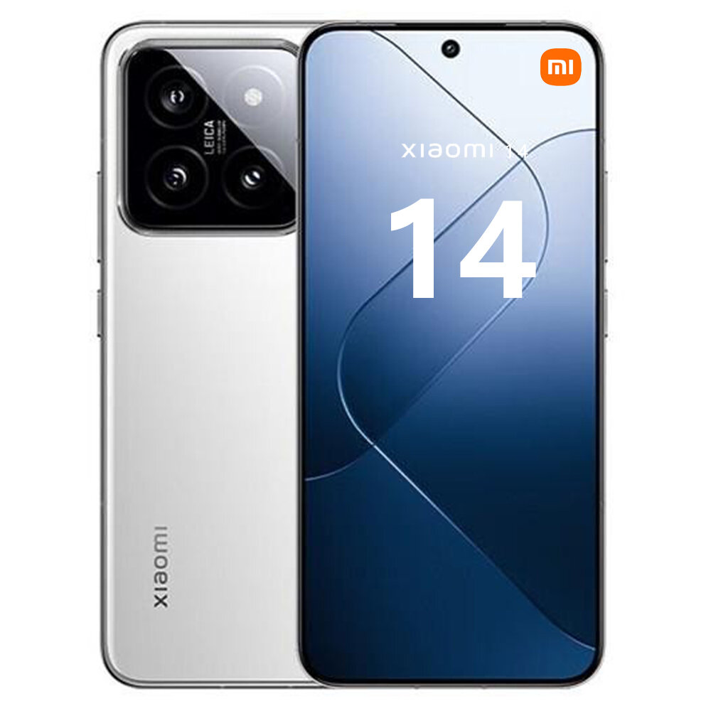 Смартфон Xiaomi 14 5G 12/256Gb, White, Dual SIM Snapdragon 8 Gen3, 6.36 inch AMOLED