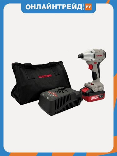 Изображение товара Винтоверт ударный аккумуляторный Crown Professional CROWN CT22067HX-4S TB