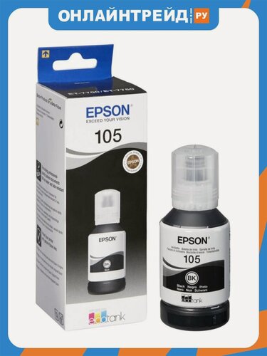 Изображение товара Контейнер Epson C13T00Q140 для L7160/L7180 с черными чернилами