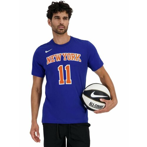 фото Футболка спортивная nike nba new york knicks jalen brunson tee, размер l, синий