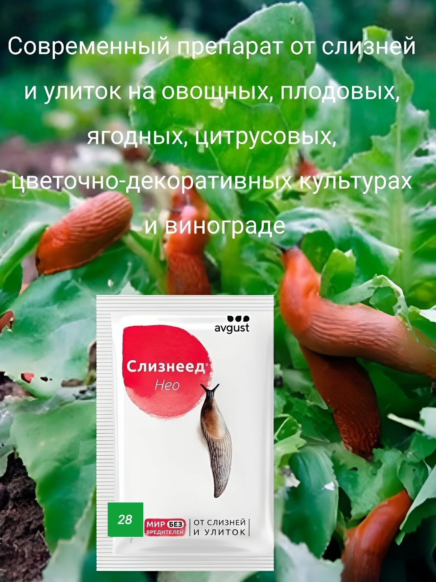 Защита от слизняков "Слизнеед НЕО"