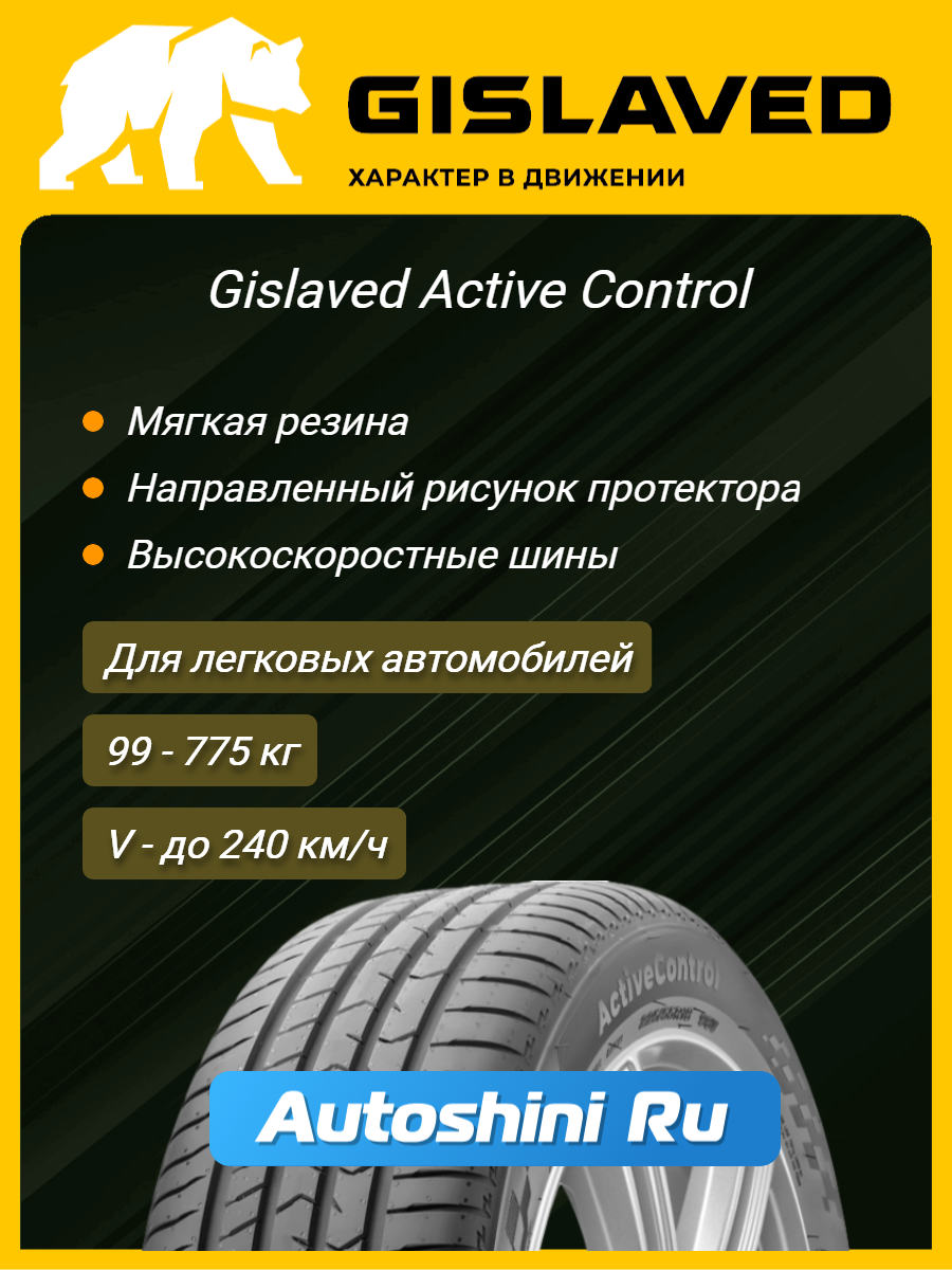 Шины летние Gislaved Active Control 235/55 R17 99V