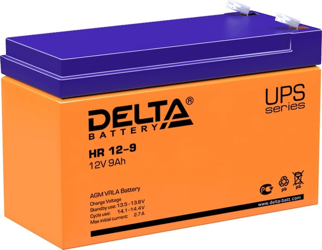 Аккумулятор для ИБП DELTA HR 12-9