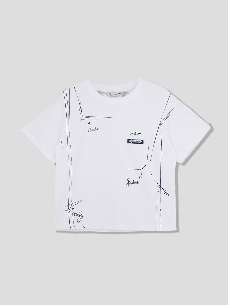 Футболка Deloras, Белый, 140