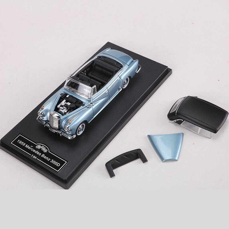 GFCC 1:64 Масштаб 1959 Mercedes-Benz 300D Классический автомобиль Литая модель