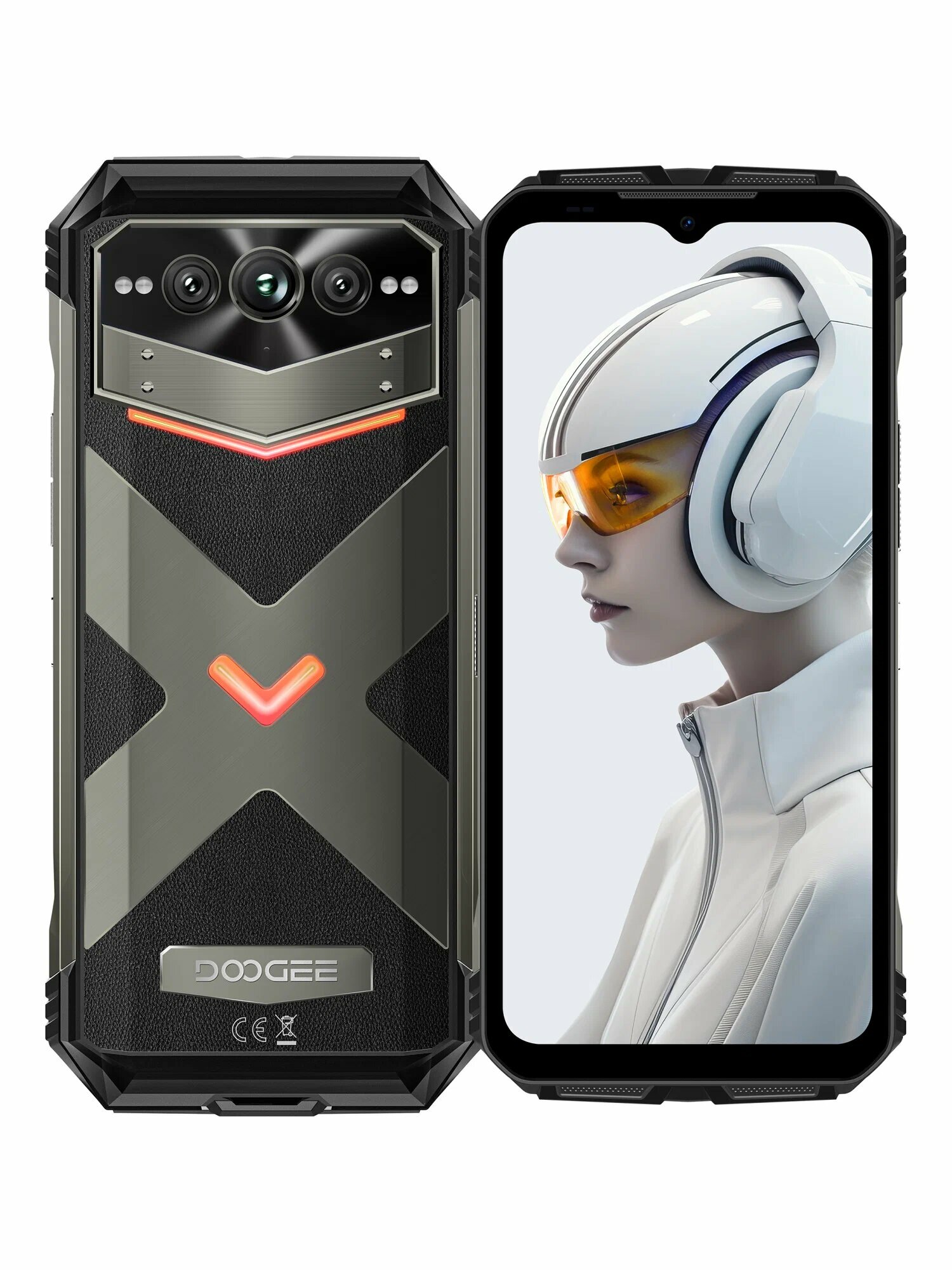 Смартфон DOOGEE V Max Plus (16+20) 36/512Gb Gray (серый оттенок)