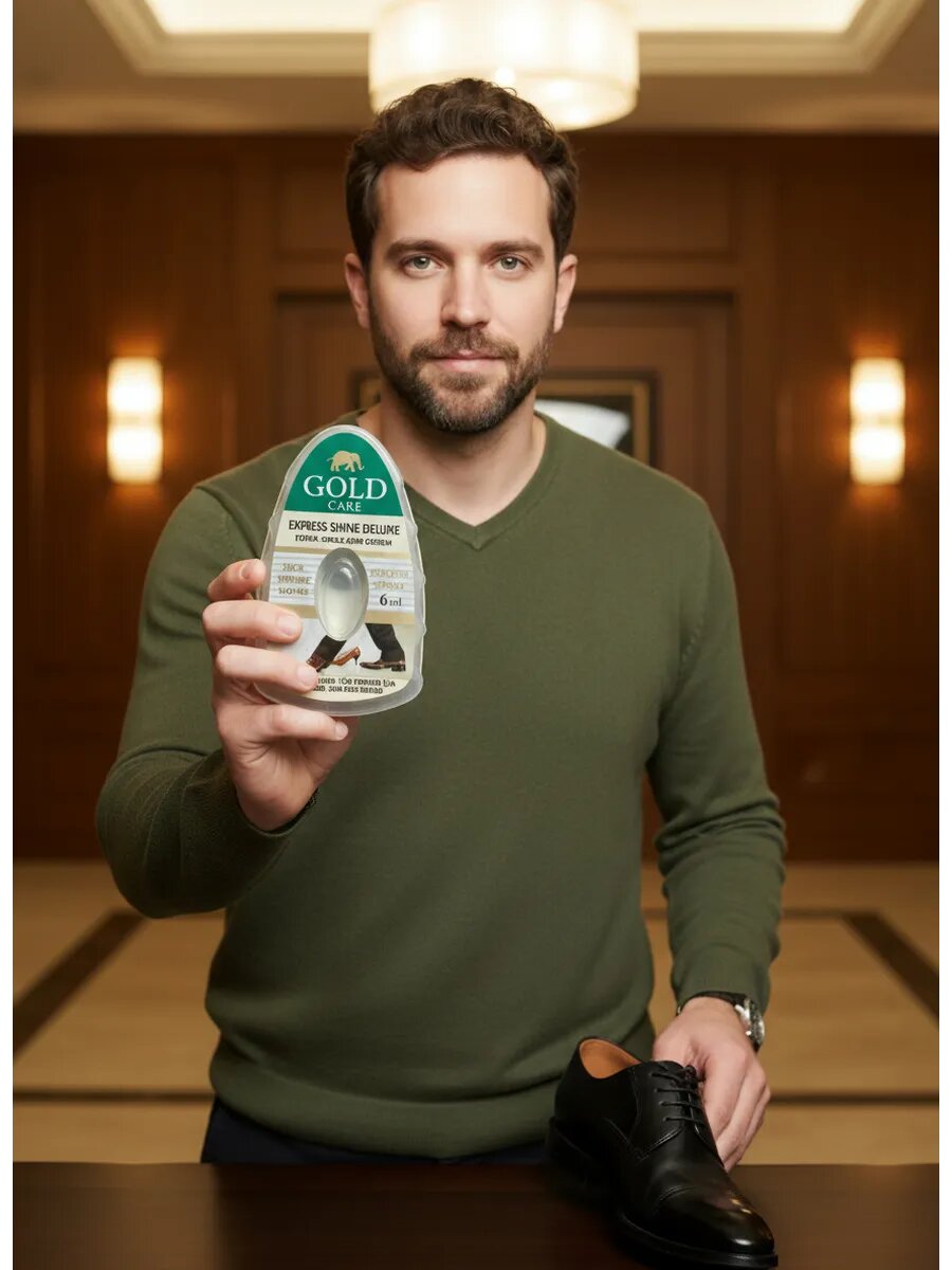 Express Губка-блеск для обуви с дозатором 6мл. бесцветный