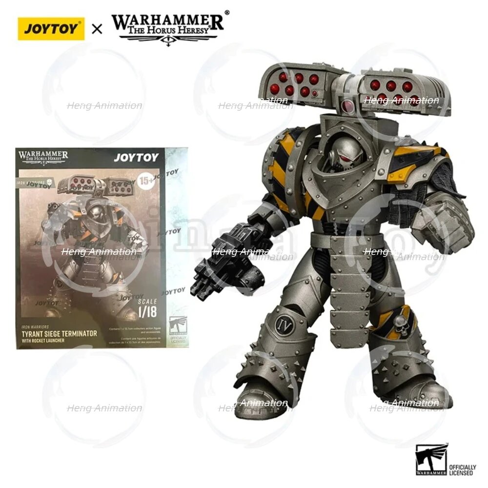 Фигурка JOYTOY 1/18: Iron Warriors Tyrant Siege Terminator (переиздание) — модель по мотивам аниме, военная тематика