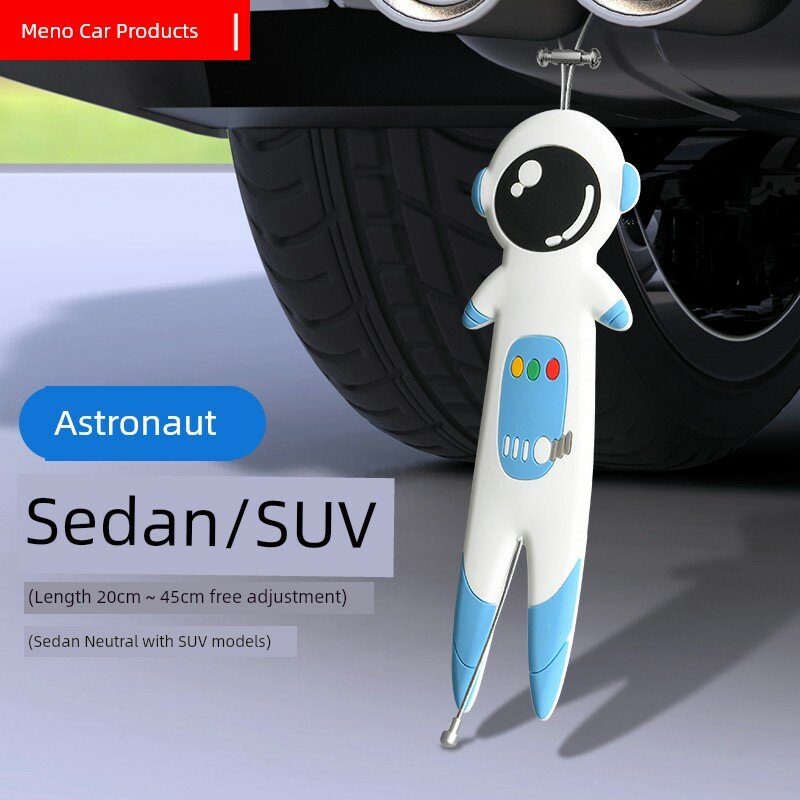 Автомобильный статический устранитель ленты с белым дизайном астронавта 3D для транспортных средств