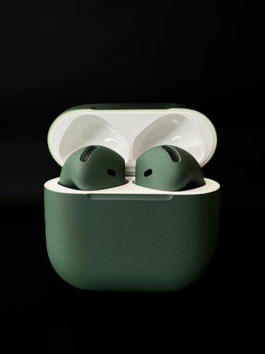 Изображение товара Беспроводные наушники Apple Airpods 4 ANC "с активным шумоподавлением" (Хромовый зеленый Матовые Ral-6020 )