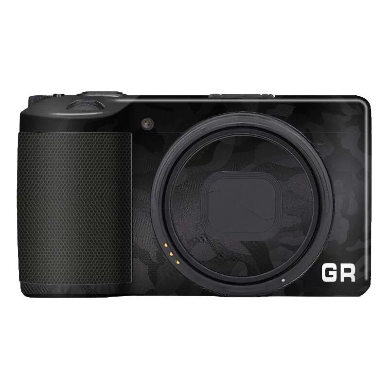 Стикер для корпуса камеры Ricoh GR3/GR3X с узором Теневая камуфляж, матовый