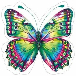 Декоративный элемент на скотче: Бабочка (079524)