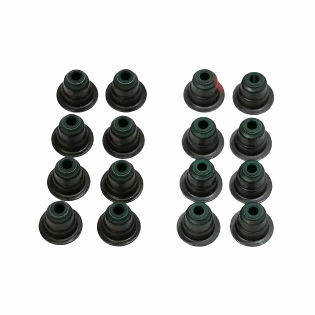 Комплект маслосъёмных колпачков ELWIS ROYAL 9026502 Ford Escort VII, Mondeo I, Fiesta III 1.6-2.0 02.92-11.04 Mot. L1E, L1F, L1G, L1H, L1J, Nga-Zetec, 16 шт