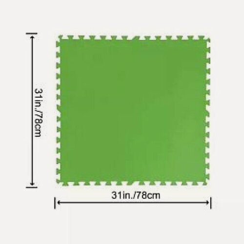 Изображение товара Подстилка мягкая модульная Bestway Пазл 78x78см 9шт, 5.47м2, 58636 BW