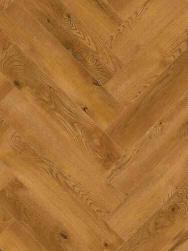 Изображение товара Ламинат елочка Classen Ville Дуб Беникарло 63267 Коричневый, 131х643мм, 14шт/уп, 1,179м2/уп.