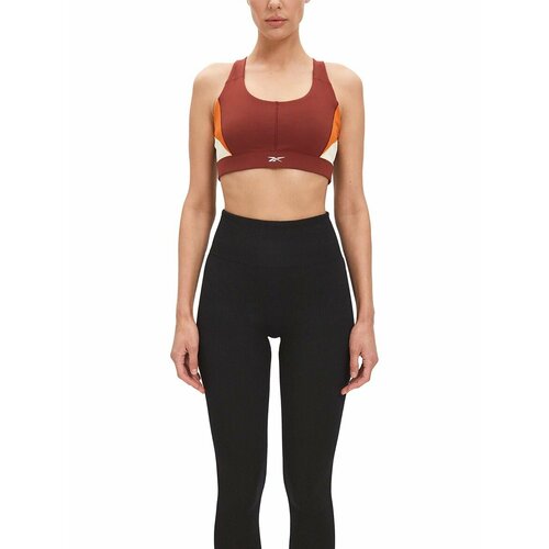 фото Топ спортивный reebok lux racer bra w, размер l, красный