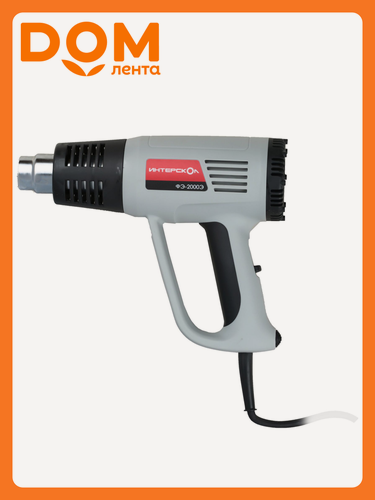 Изображение товара Фен технический Интерскол ФЭ-2000Э 192.0.1.00, 2000Вт, кейс, 4 насадки