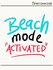 Термонаклейка для одежды и аксессуаров DTF-печать Beach Mode