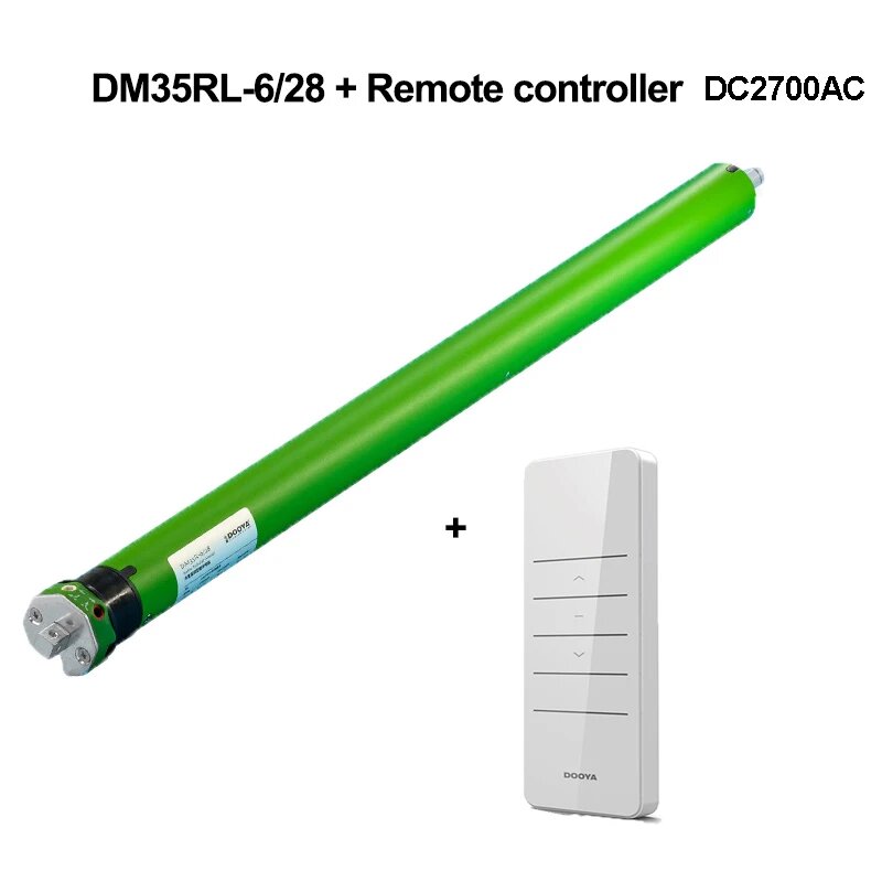 Мотор для рулонных штор Dooya DM35R-6/28 с пультом DC2700AC
