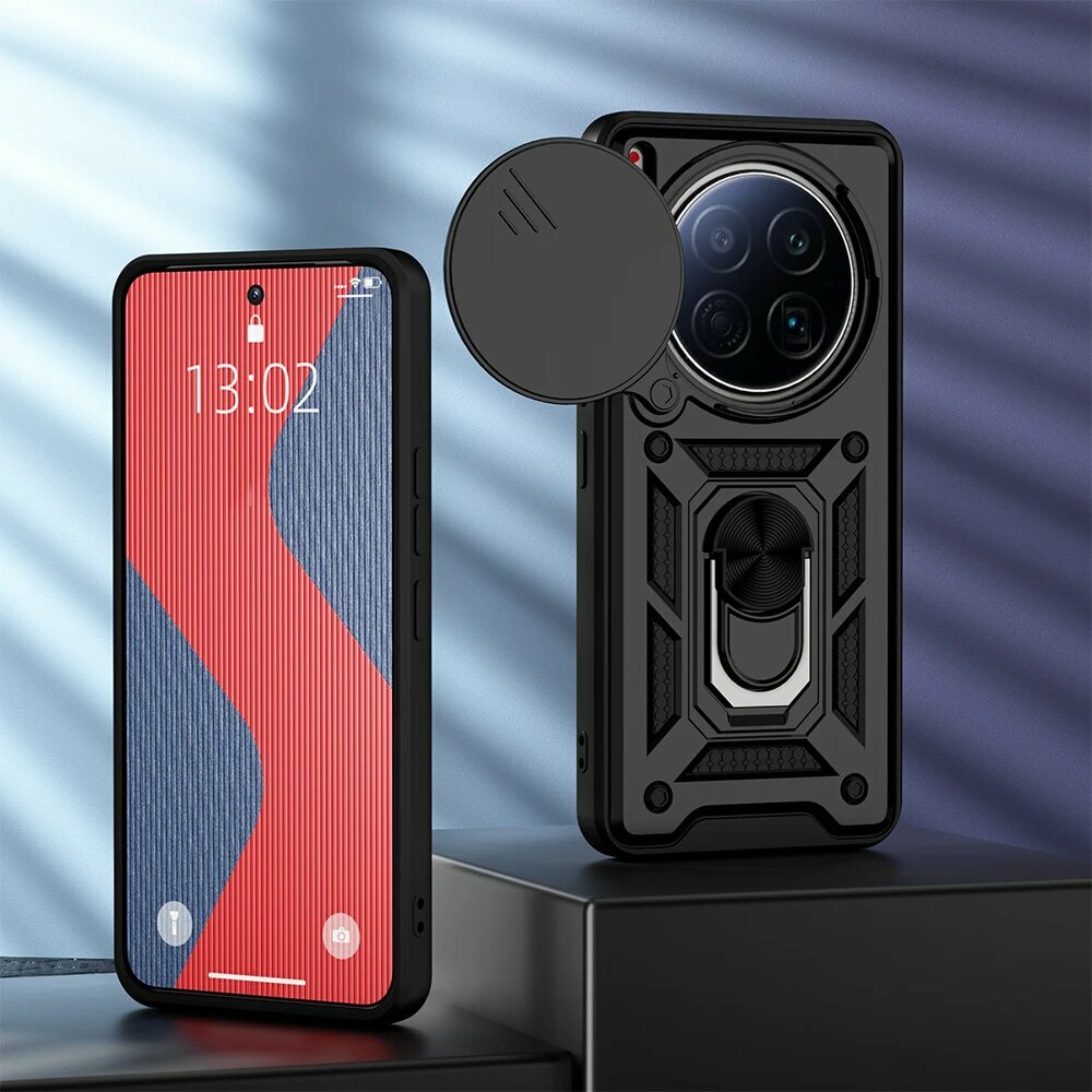 Черный противоударный чехол KEYSION для Tecno Camon 40 Premier