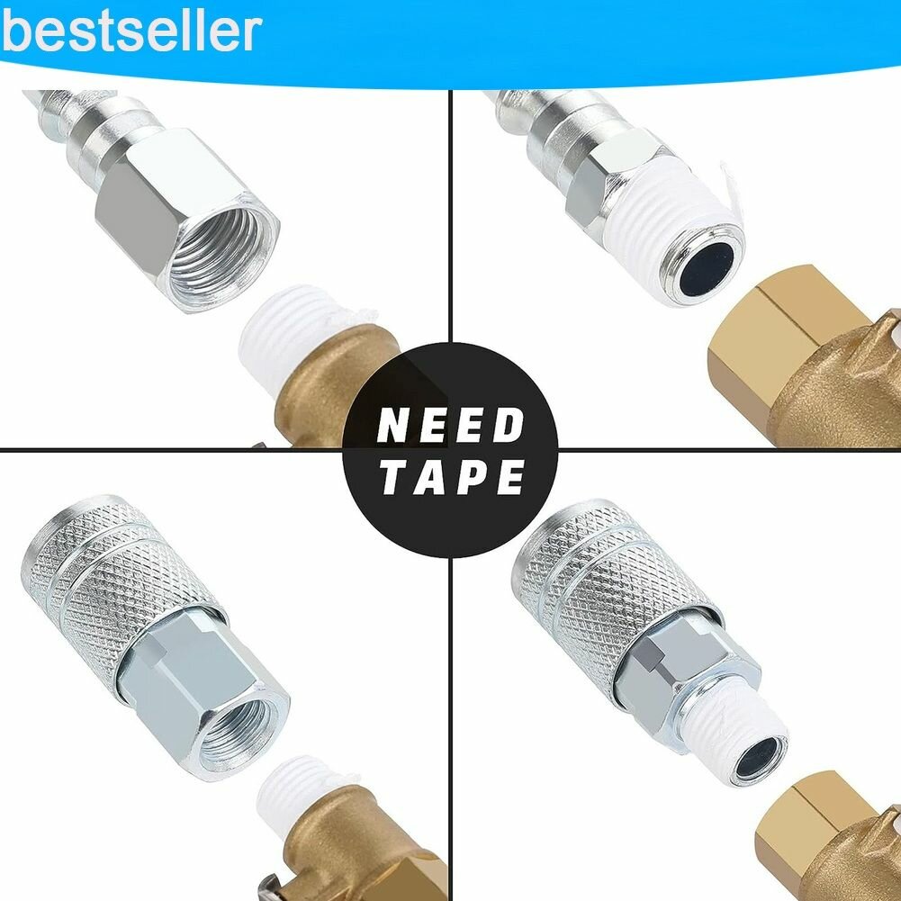 Куплер для воздуха, 300 PSI, Прочный, для 1/2 дюйма NPT
