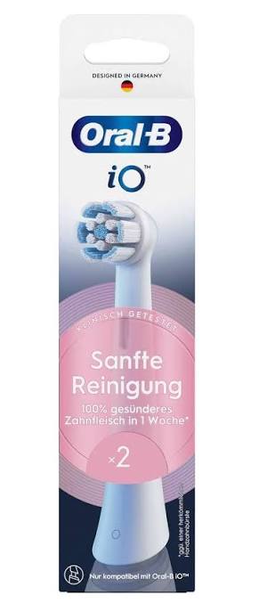 Насадки для электрической зубной щетки Oral-B iO Sanfte Reinigung (Gentle Care) Black, 2 шт