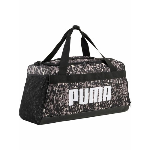 фото Сумка спортивная puma, 35 л, 51х25х28 см, бежевый/черный