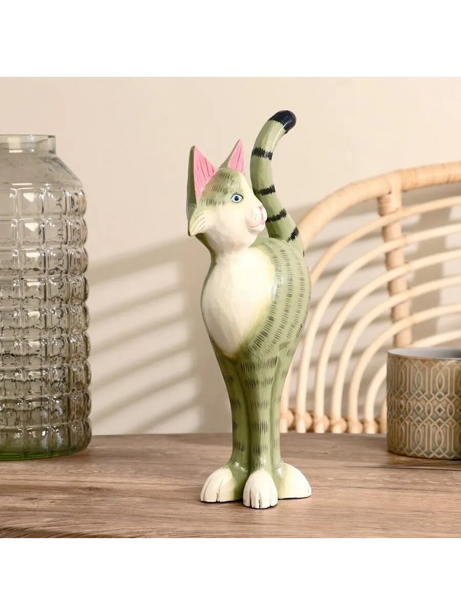 Деревянный сувенир 'Киса' – оригинальный подарок