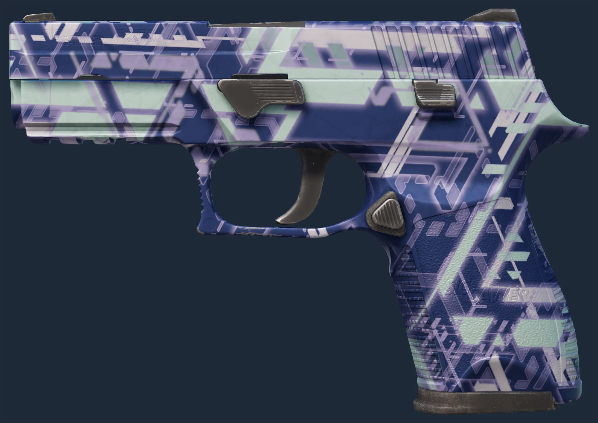 Сувенирный P250 | Цифровой архитектор (Немного поношенное) Скины CS2 с быстрой автовыдачей steam trade