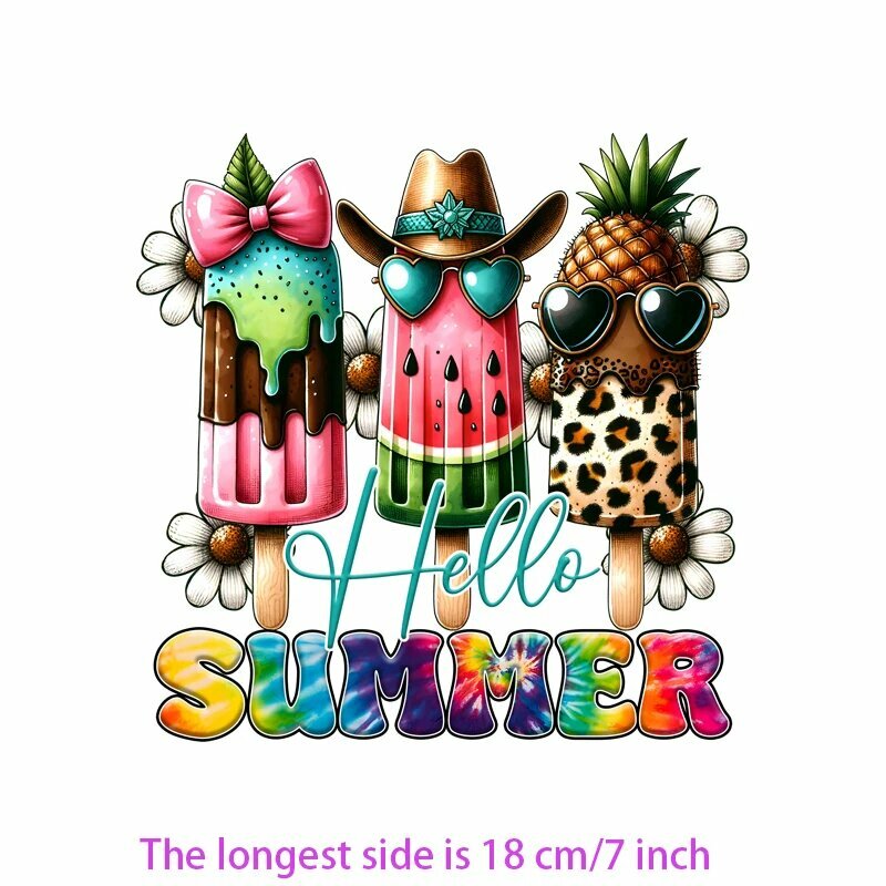 Наклейка "Hello Summer" с фруктами, Цвет: TY63-3