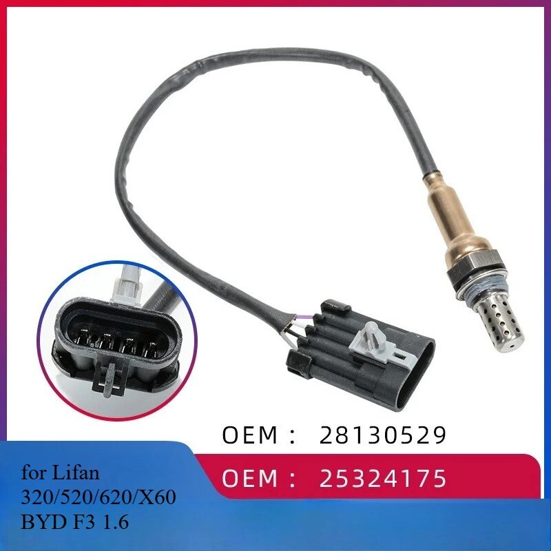 25324175 28130529 Лямбда-зонд O2 Датчик кислорода для Lifan 320/520/620/X60 BYD F3 1,6 Haval China 4G93 Vision Geely Emperor Grace